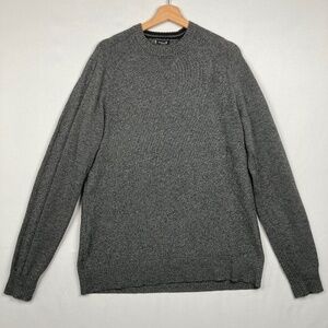 Smartwool Men's Crewneck Knit Merino Wool Blend Sweater Gray Size Large